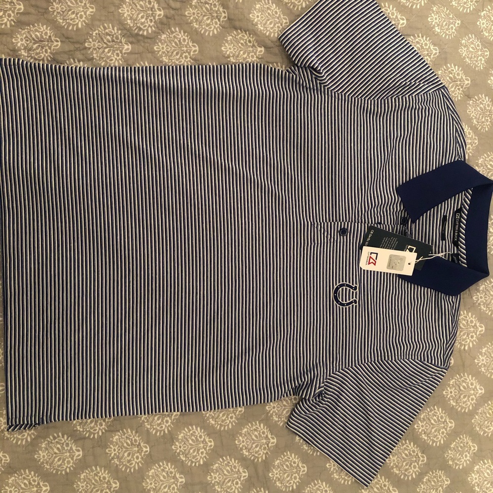 New Indianapolis Colts Polo Cutter & Buck Size M